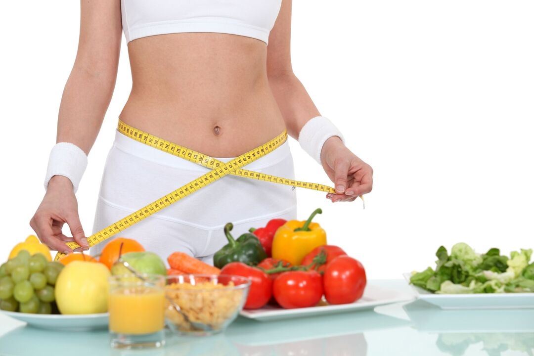 dieta adecuada para a perda de peso